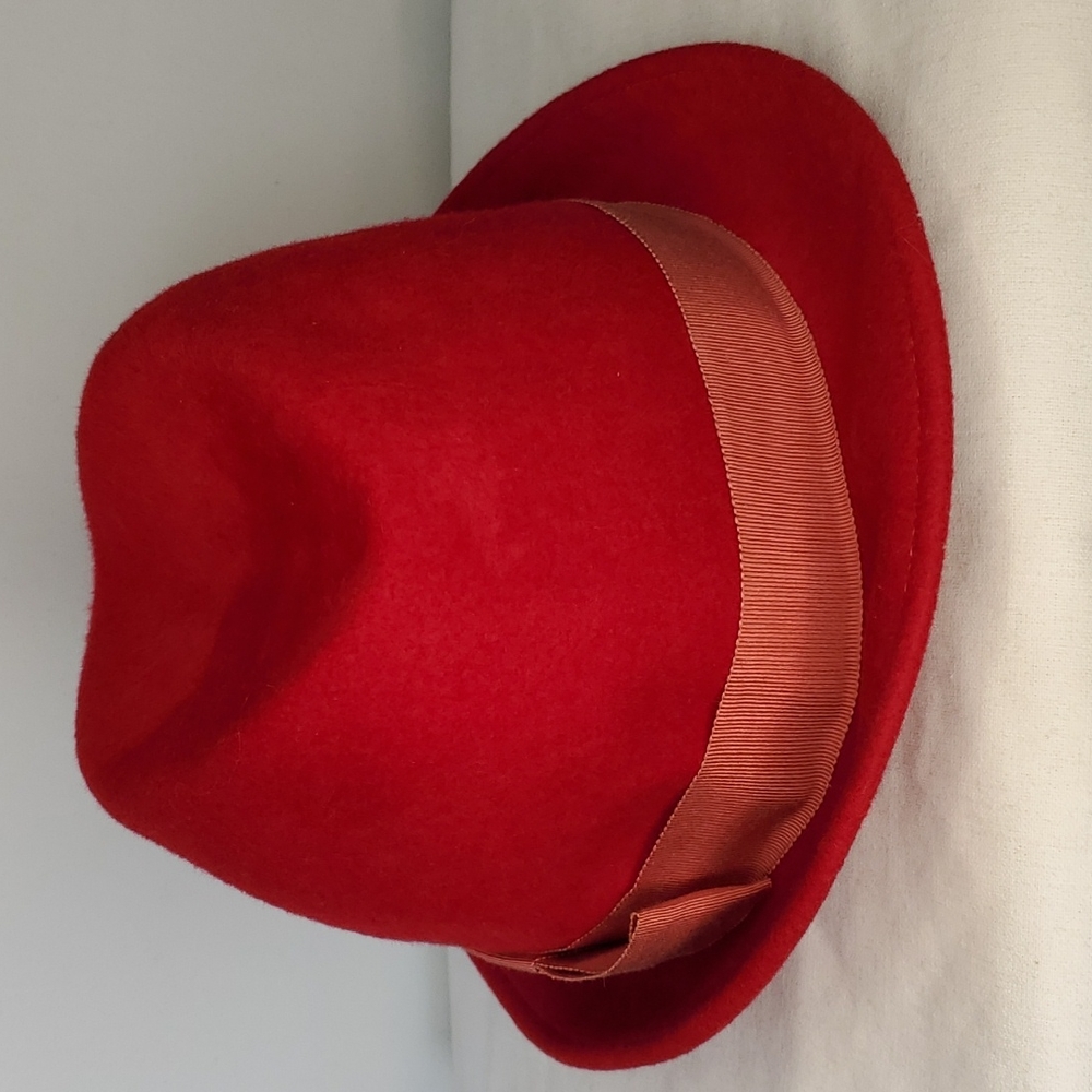 Henry Pollak 100% Wool Red Hat